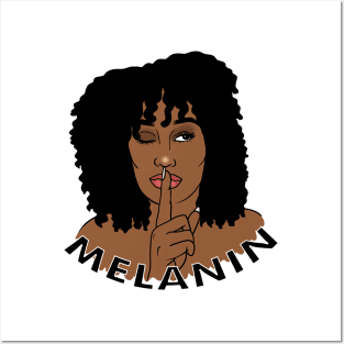 Afro Woman Melanin, Black Girl Magic Posters and Art